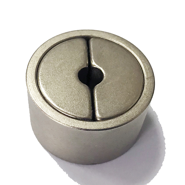 Nickel plated cylindrical shaped neodymium iron boron