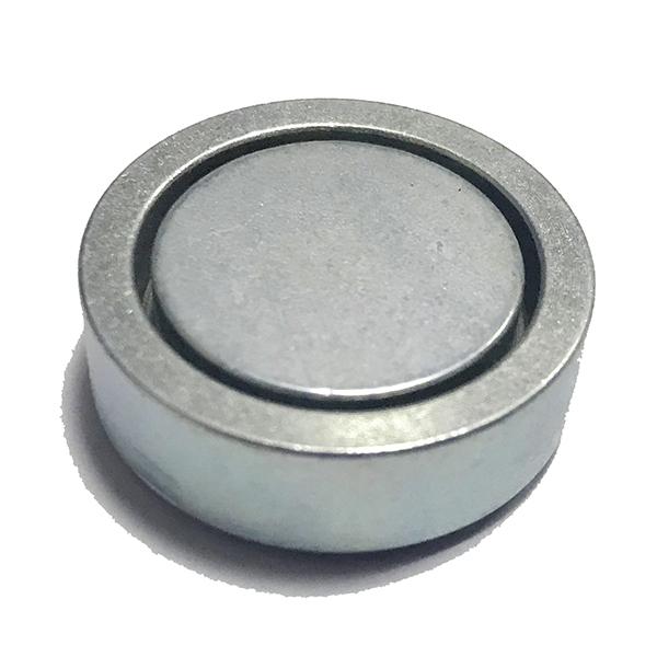 Galvanized pot magnetic circular neodymium iron boron