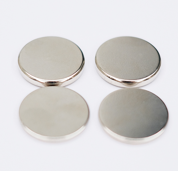 Nickel plated neodymium iron boron disc