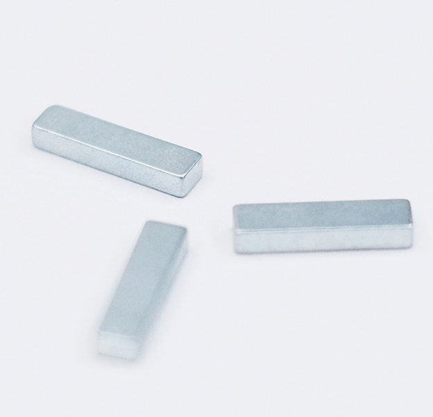 Galvanized rectangular neodymium iron boron