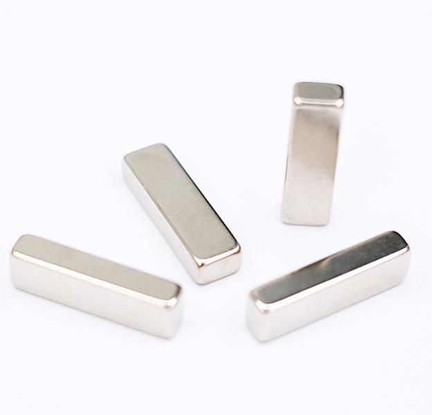 Nickel plated rectangular neodymium iron boron magnet